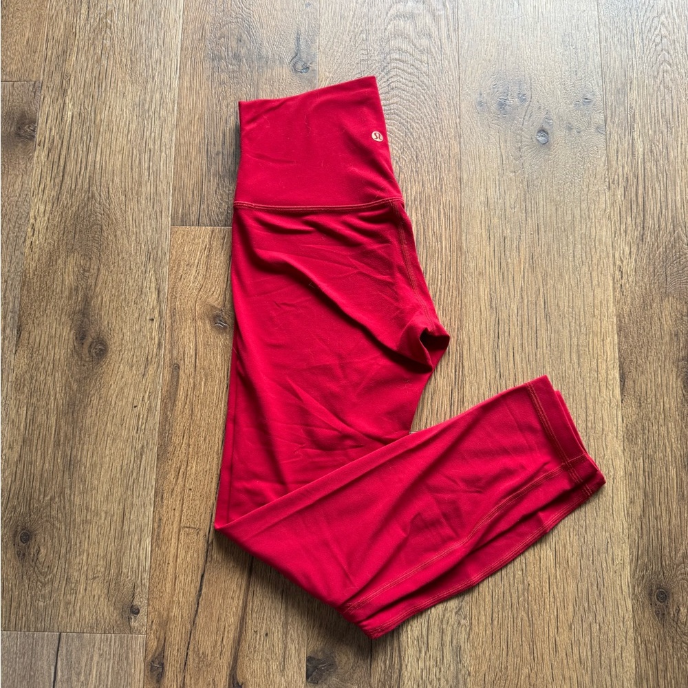 Lululemon New Year lululemon Align™ High-Rise Pant 25" Dark Red Size 6